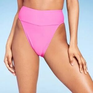 Wild Fable Women's High Waist Extra High Leg Cheeky Bikini Bottom